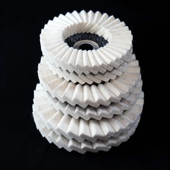 Wool Felt Flap Disc Abrasive Buffing Wheel Stainless Steel Disc Angle Grinder Metal Glass Polishing 