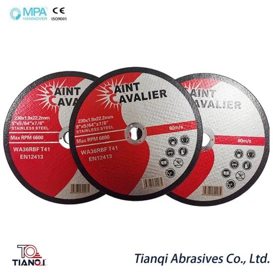 Smooth Operation 230X1.9X22.2mm T41 Metal Cutting Disc White Aluminium Oxide 