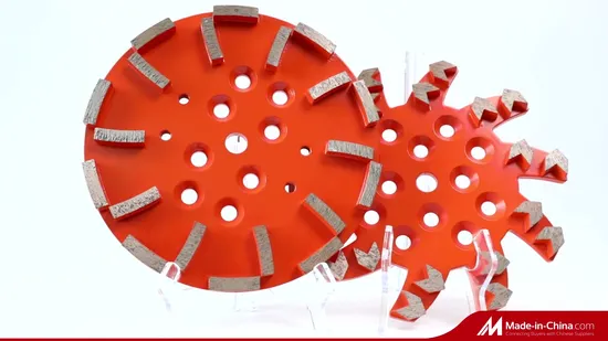 250mm Diamond Grinding Disc for Different Hardness of Concrete Grinding 